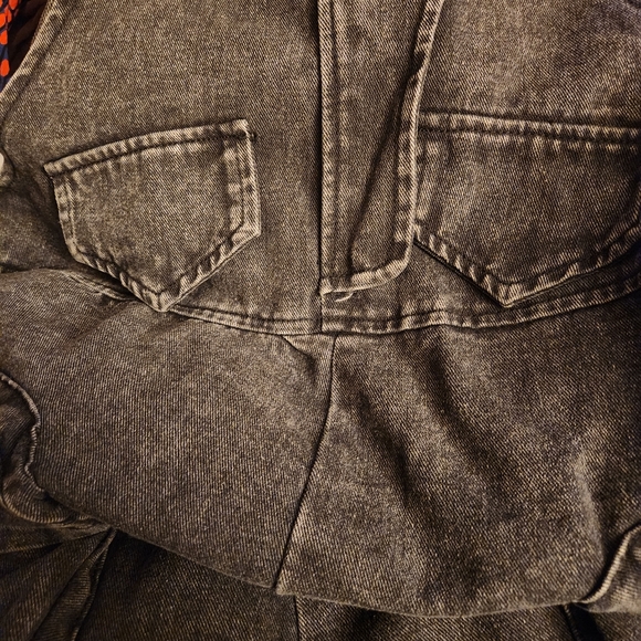 👖 Black Denim Overalls - One Size (Fits US 2-18) 👖 - Picture 3 of 6